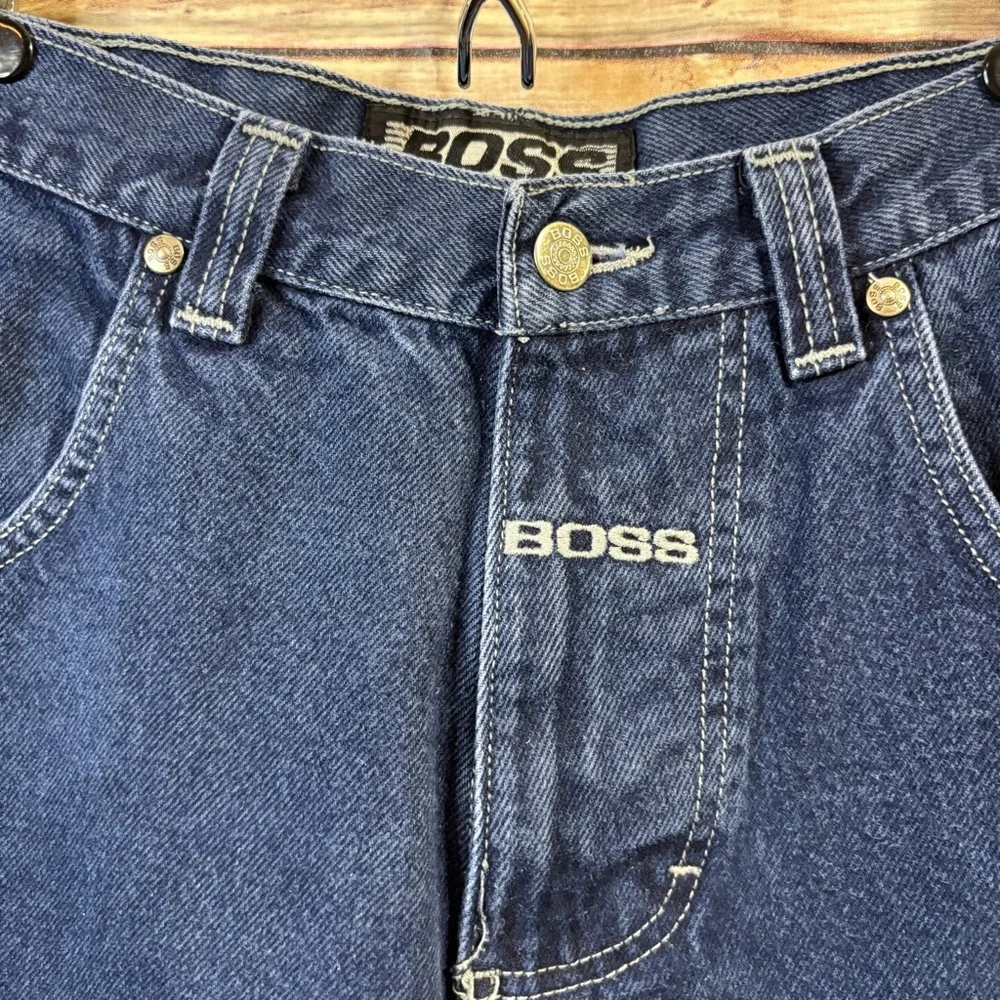 VTG 90s Boss by I.G. Design Baggy Carpenter Jeans Sz 32 x 32